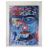 Large Signed Neo Expressionist Painting
