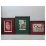 Anna Meyer-Zachurski Colored Etchings