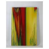 Signed Abstract Epoxy Resin Painting