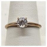 14K White Gold Engagement Ring w/ Spinel