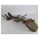 Scrap Metal Lizard Garden Sculpture