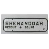 Shenandoah Rescue Squad License Plate