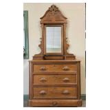 Victorian Dresser with Mirror