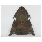 Cast Iron Mantle Clock Front Mirror