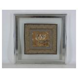 Framed Embroidered Chinese Silk