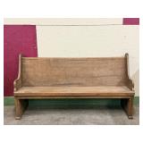 Pine Church Pew