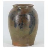 Decorated Stoneware Ovoid