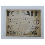 Roanoke Virginia Mercantile Sign