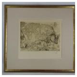 Salvador Dali Rhinoceros Lithograph