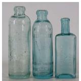 Embossed Aqua Bottles