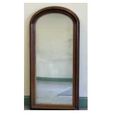 Walnut Arched Top Mirror