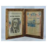 Newspaper Clippings President Roosevelt