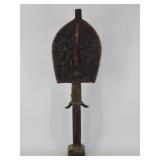 Gabonese Mahongwe Kota Reliquary Figure