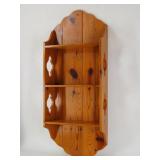 Yellow Pine Hanging Shelf