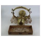 Suspended Brass Parlor Lamp