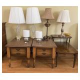 Table Lamps and End Tables