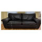 Ikea Vreta Leather Sofa