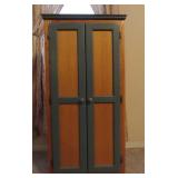 Painted Oak Two Door Cabinet