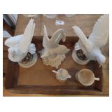 Ceramic Bird Figurines