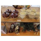 Stoneware Mugs and Bean Pots