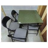Folding Card Table and Chairs