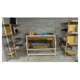 Drafting Table and Assorted Contents