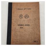 1941- Lincoln Cents Book Near Complete