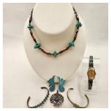 Silver Etc Native American Type Jewelry