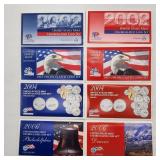 2002/2003/2004/2006 US Unc P&D Mint Sets