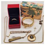 Gold Fill Vintage / Newer BIGNEY Heart Bracelet Et