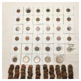 Lincoln Cents 1927-90s + Buffalo Nickels Etc