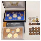 1942 US Coin Set + $1 Proof Set Etc