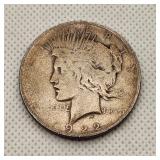 1922 Peace Silver Dollar