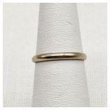 14K White Gold Wedding Ring