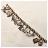 Castelan Mexico Silver Charm Bracelet