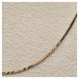14K Gold Serpentine Link Necklace