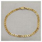 14K Gold Mariner Link 7' Bracelet