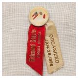 1896 Richmond VA UDC Reunion Button / Ribbon