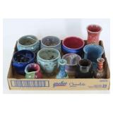 Studio Pottery Vases & Candle Holders