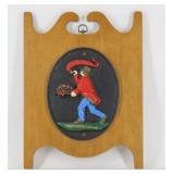 Cast Iron Fireman Plaque