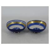 Blue White Cloisonne Bowls