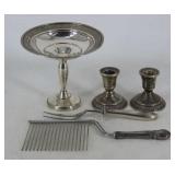 Weighted And Sterling Handled Articles