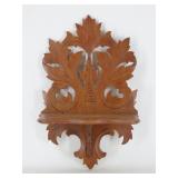 Victorian Carved Walnut Shelf