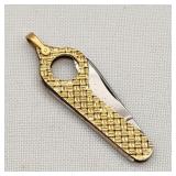 18K Gold Van Cleef & Arpels Knife Cigar Cutter