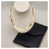 14K Gold Herringbone Necklace 20' x 7.9mm Wide