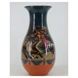 Lakota Native American Earthenware Vase
