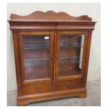 Bassett Furniture Cherry Curio Cabinet