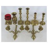 Brass Candlestick Holders & Sconces