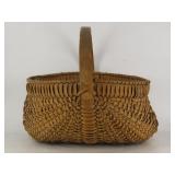 Large Splint Oak Buttocks Basket
