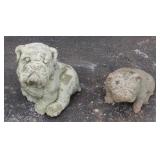Pair of Bulldog Statue